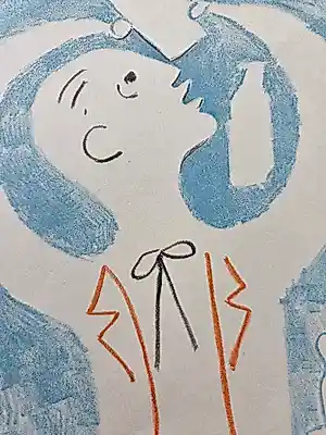 Jean Cocteau - Man. Ingelijst. verkauft für € 79!