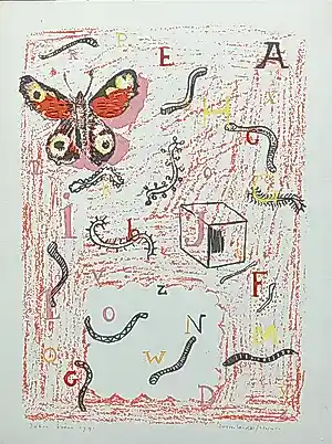 Johan Koers - Zeefdruk - "Droomland VI" - Handgesigneerd - 1991 kopen? Bied vanaf 20!