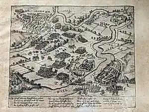Frans Hogenberg - Frans Hogenberg – Ontzet van Knodsenburg bij Nijmegen, 1591 kaufen? Bieten Sie von 150!