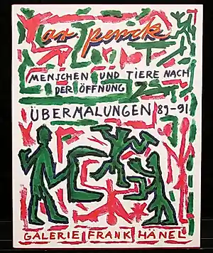 A.R. Penck - "Mensen en dieren na de opening - overschilderingen 1989-1991”. kaufen? Bieten Sie von 35!