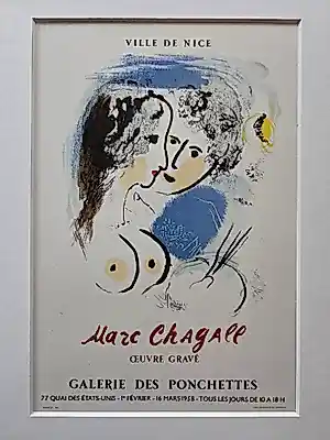 AcheterMarc Chagall - Nice. Schilder en model. Naakt.? Enchérissez de 139!