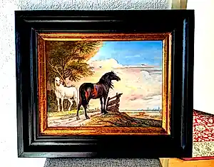 Alfonso Moreno - Twee paarden in de wei kaufen? Bieten Sie von 170!