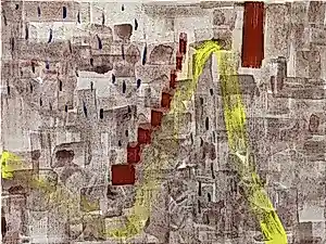 Buy Paul Louis van den Bergh - "Woeg" - Acryl op canvas - Gesigneerd? Bid from 600!