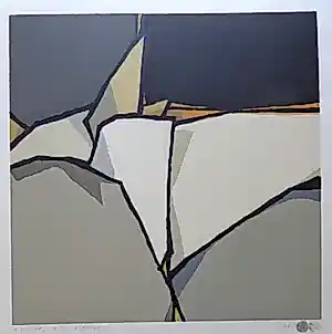 Buy Fon Klement - ETENDRE / KLEURZEEFDRUK / 65x56cm / SIG? Bid from 65!