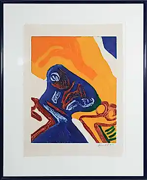 Bengt Lindstrom - Carborundum, Zonder titel - Ingelijst kaufen? Bieten Sie von 275!