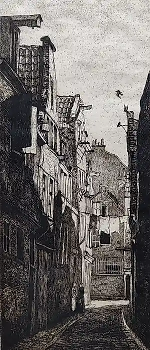 Johannes Graadt van Roggen - Amsterdam, Steegje bij de Kromboomsloot kopen? Bied vanaf 35!