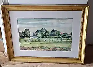 Jan de Wolf - Origineel aquarel Landschap, handgesigneerd kopen? Bied vanaf 40!