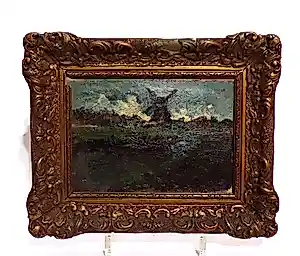 Dicky van Ierssel-Rogmans - landschap met molen kopen? Bied vanaf 50!