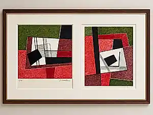 Jacqueline Debutler - 2 Lithographies kaufen? Bieten Sie von 125!