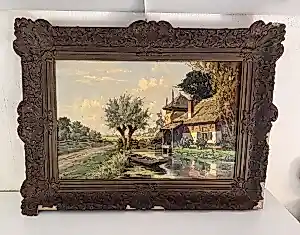 Buy Onbekend - Boerenland rond 1900? Bid from 75!