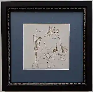 Herman Berserik - ingelijste gesigneerde pen-sepia tekening kopen? Bied vanaf 199!
