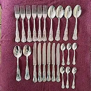 Alfred Pollak - Verzilverde 24-delige bestekset kaufen? Bieten Sie von 50!