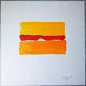 Buy Günther Uecker - "Wüstenlicht" - Lithographie - Auflage von 100 - handsigniert? Bid from 1000!