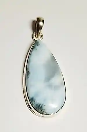 Buy Nieuwe zilveren Hanger met druppel vormige Larimar? Bid from 55!