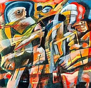 Frits van Eeden - Acryl op doek: Sunset - 1979 kopen? Bied vanaf 249!
