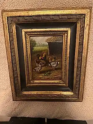Buy Jan Bedijs Tom - Pluimvee op een boerenerf,Kippen en eenden? Bid from 1750!