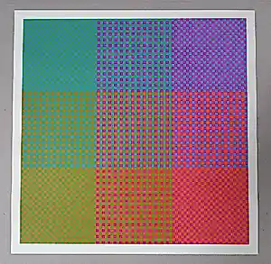 Sanford Wurmfeld - Ohne Titel - Op Art Siebdruck Edition Domberger 1974 kaufen? Bieten Sie von 80!