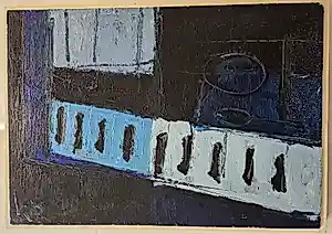 Karel Bleijenberg - Figuren in blauw. kopen? Bied vanaf 499!