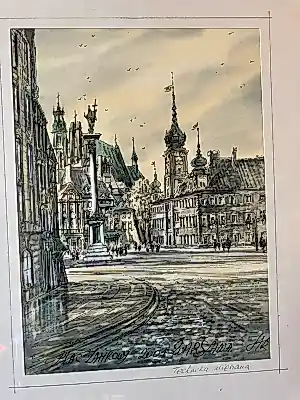 Onbekend - Het Kasteel Plein (Plac Zamkowy) te Warschau 2001 kaufen? Bieten Sie von 20!