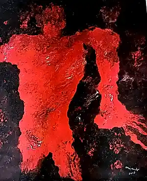 Buy Armando - Giclee op linnen: Gestalt (groot werk)? Bid from 175!