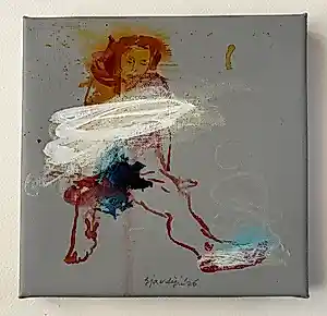 Martin Sjardijn - Pose met blauw vendu pour 40€ !
