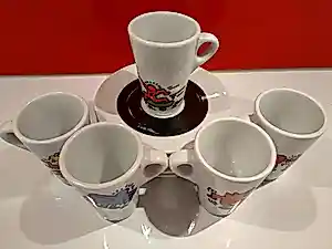 Keith Haring - 5 sets Tognana espresso kopjes kaufen? Bieten Sie von 65!