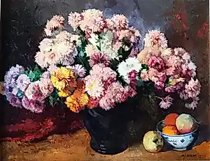 Hendrik Jan Wesseling - Bloem- en fruitstilleven vendu pour 190€ !