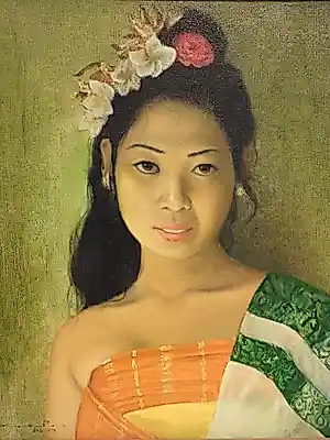 Kok Poo - Balinese schone met bloemen in het haar kaufen? Bieten Sie von 50!