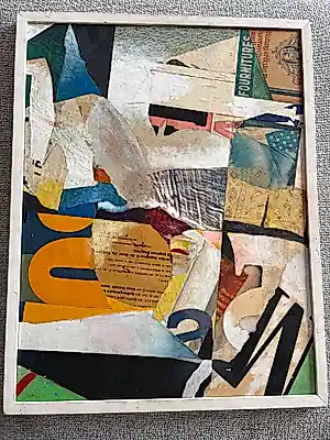 Buy Frits Bodewes - Hommage kurt schwitters? Bid from 100!