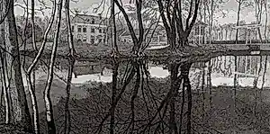 Reinder Homan - handgesigneerde ets/aquatint | 'Allersmaborg-Ezinge' | 2012 kopen? Bied vanaf 130!