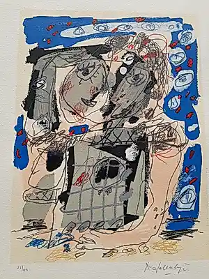 Buy Kees Salentijn - Litho - zonder titel? Bid from 45!