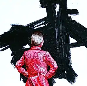 Gerard Boersma - Crosstown (schilderij van vrouw genietend van schilderij Franz Kline) kopen? Bied vanaf 125!