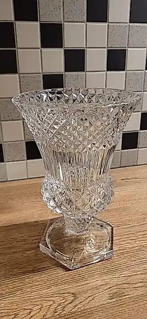 Buy Val-Saint-Lambert - vintage kristallen vaas? Bid from 75!