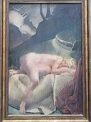 Buy Cornelis Kloos - In Dromenland - Olieverf? Bid from 275!