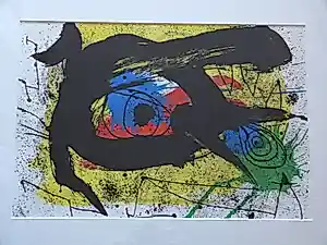 Joan Miro - Original Farb Lithographie aus Derriére Le Miroir No. 203, kopen? Bied vanaf 300!