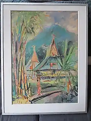 Buy Hasan Djaafar - Dorpsgezicht Sumatra? Bid from 130!