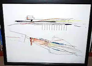 Ben van Berkel - [=architect vd Erasmusbrug]-De Piet Heintunnel-ijzeren Krützmann lijst-2 boeken verkauft für € 300!