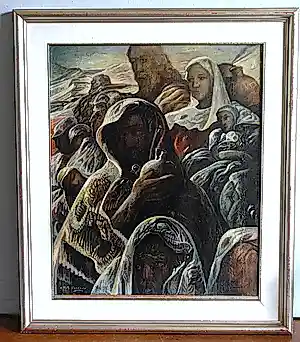 Jo Vergeer - Oud Testamentische scene - olieverf op linnen kopen? Bied vanaf 195!