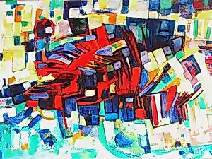 AcheterJan Jongschaap - Abstracte compositie? Enchérissez de 20!