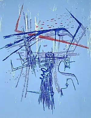 Wifredo Lam - Les affinités ambigues - 1963 - Originele litho - Mourlot kaufen? Bieten Sie von 70!