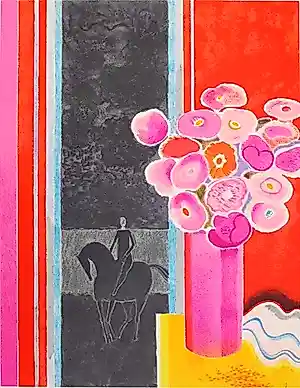 Albert Zavaro - 'Bouquet dans la nuit' verkauft für € 50!