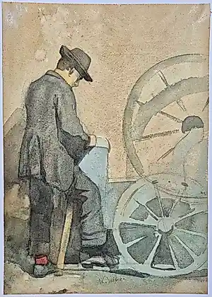Willem Witsen - Originele aquarel - handgesigneerd kopen? Bied vanaf 495!