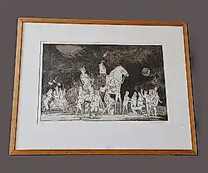 Buy Theo van der Horst - in zeer kleine oplage (25) gemaakte Ets "Karel en de gewassen varkentjes"? Bid from 67!