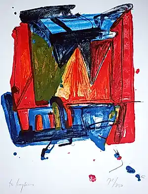 Buy Theo Kuijpers - Kleurrijke litho? Bid from 75!