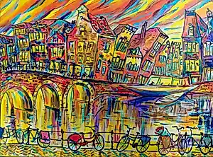 Elva Polyakova - Evening in Amsterdam kopen? Bied vanaf 349!