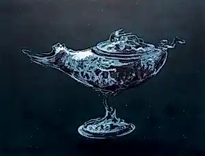 Brieke Drost - Aladdin olielamp, litho kaufen? Bieten Sie von 35!