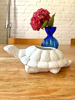 AcheterBassano Ceramics - Bassano Schildpad bloempotje van keramiek, ca. 1960 Italy? Enchérissez de 20!