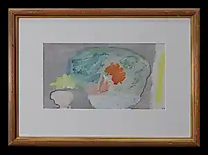 Eugène Brands - Ingelijste gouache: Witte schaal met bloemen - 1979 kaufen? Bieten Sie von 1195!