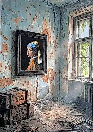 Martine Jacobs - Het Mysterie van de Verloren Vermeer verkocht voor € 55!