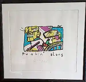 Buy Herman Brood - Pushing along? Bid from 20!